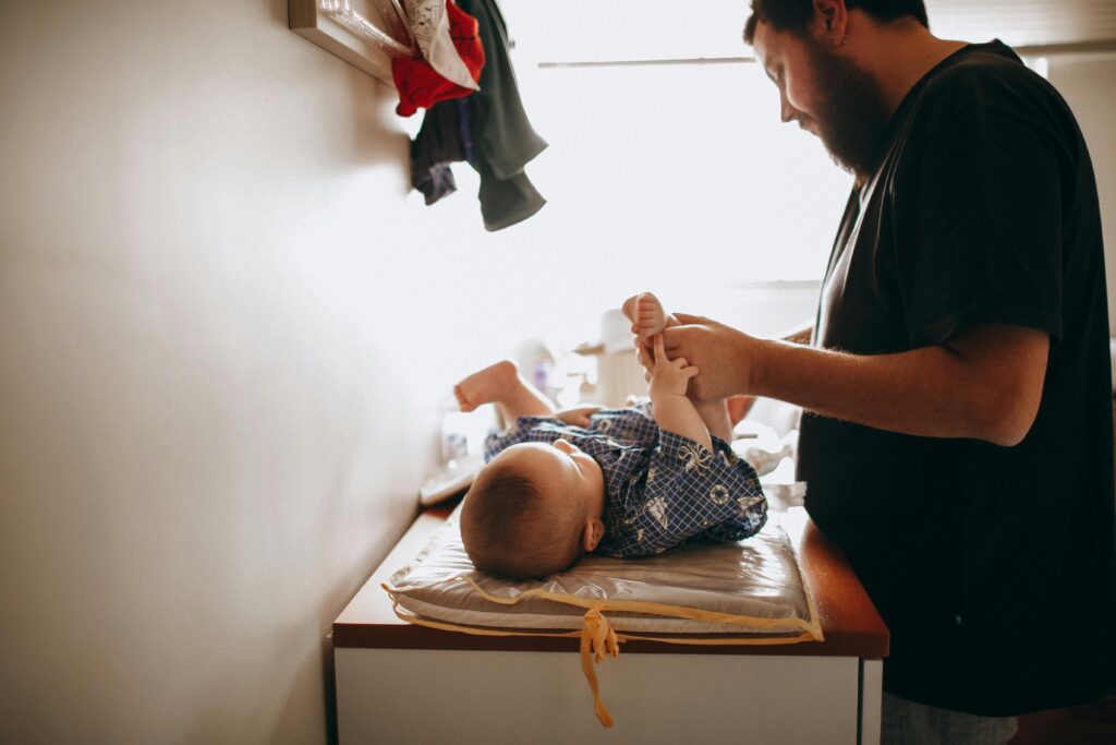 A diaper changing station is a must-have for your baby nursery
